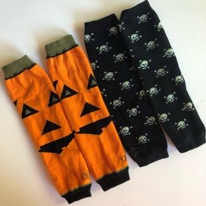 Baby Legs | Set of 2 | Jack o Lanterns + Skulls